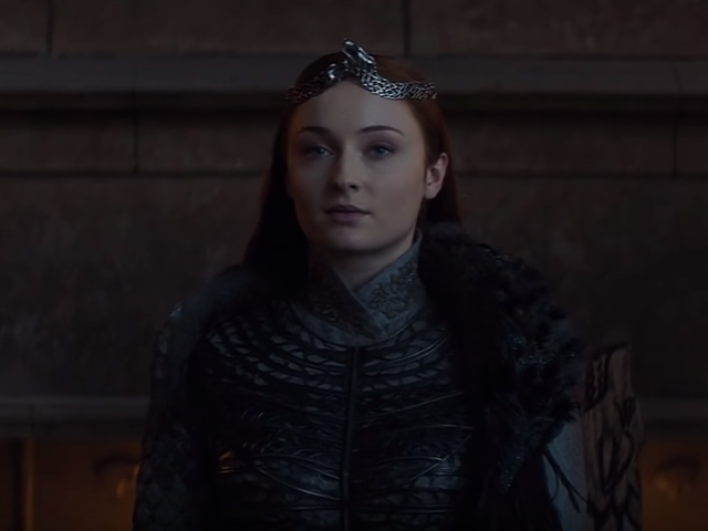 Sansa Stark during the Game of Thrones Season 8 finale