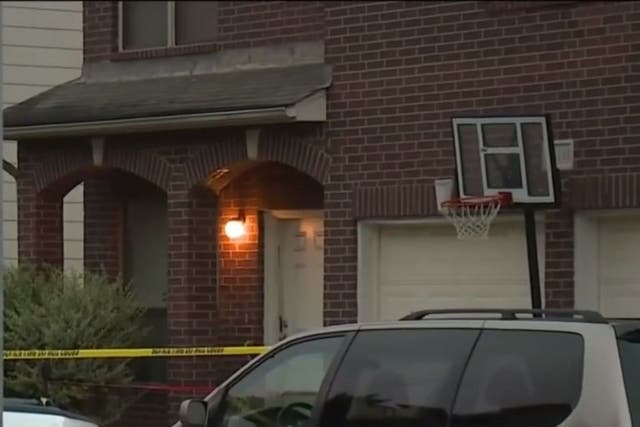 The intruder, who police said was in his early 30s, was shot multiple times by the father, according to reports