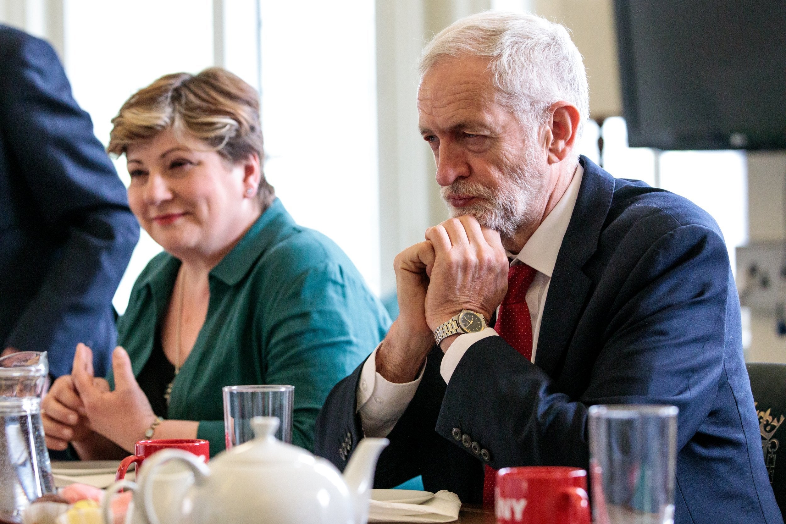 Emily Thornberry and Jeremy Corbyn