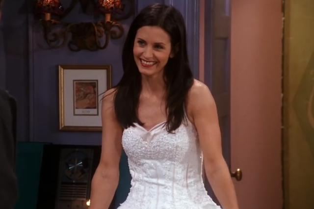 Courtney Cox in 'Friends: The One With The Cheap Wedding Dress'