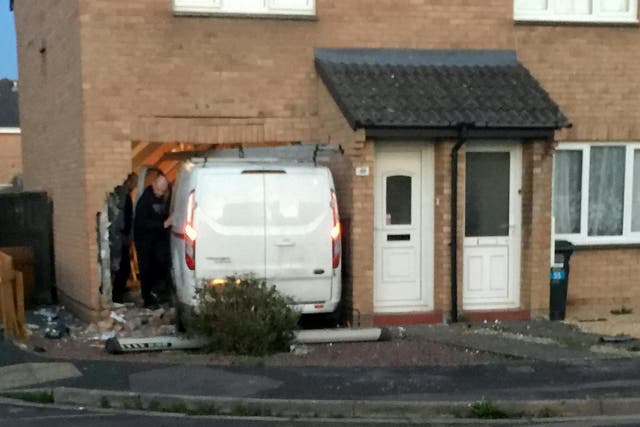 90-year-old Joan Woodier was killed after Ford Transit crashed into the front of her house