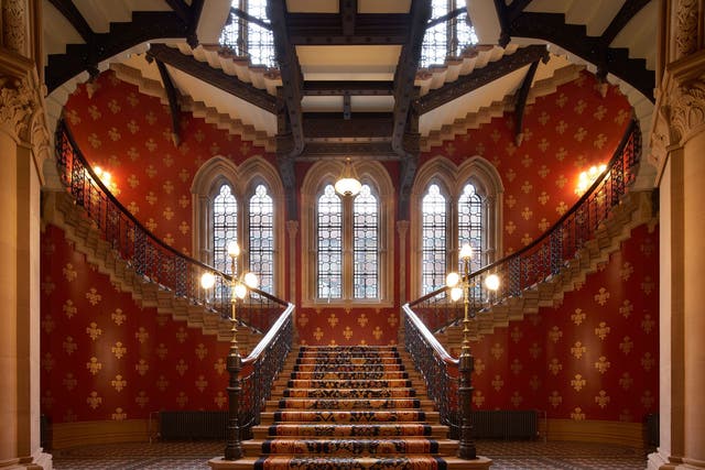 The grand staircase, which was immortalised in the Wannabe music video