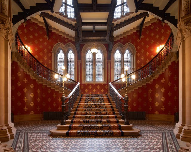 The grand staircase, which was immortalised in the Wannabe music video