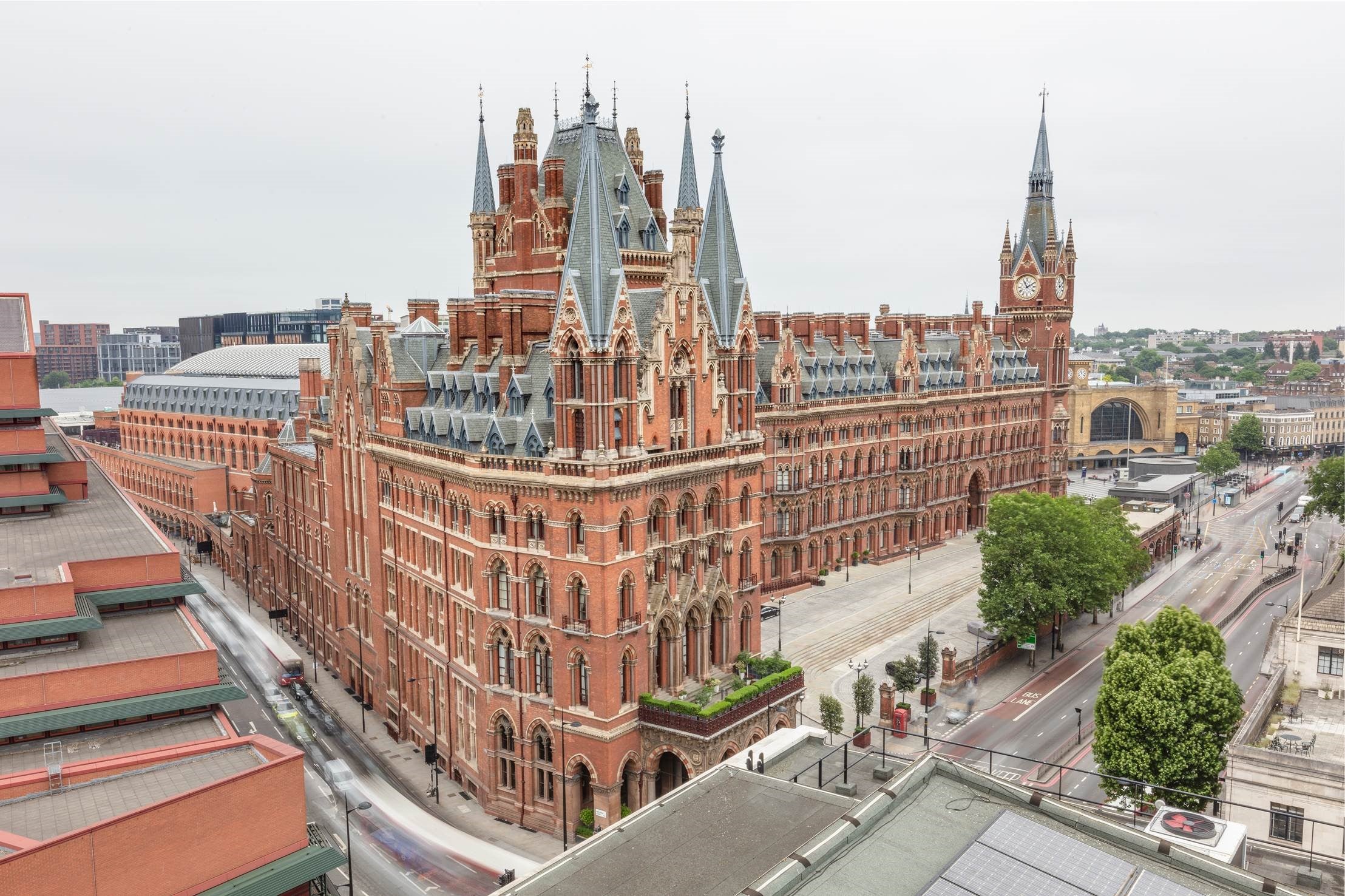 The St Pancras Renaissance Hotel London, formerly the Midland Grand hotel