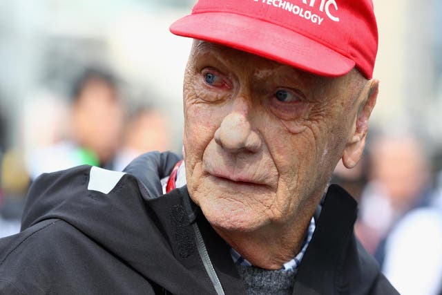 Lauda at the 2018 Azerbaijan F1 Grand Prix at Baku City Circut