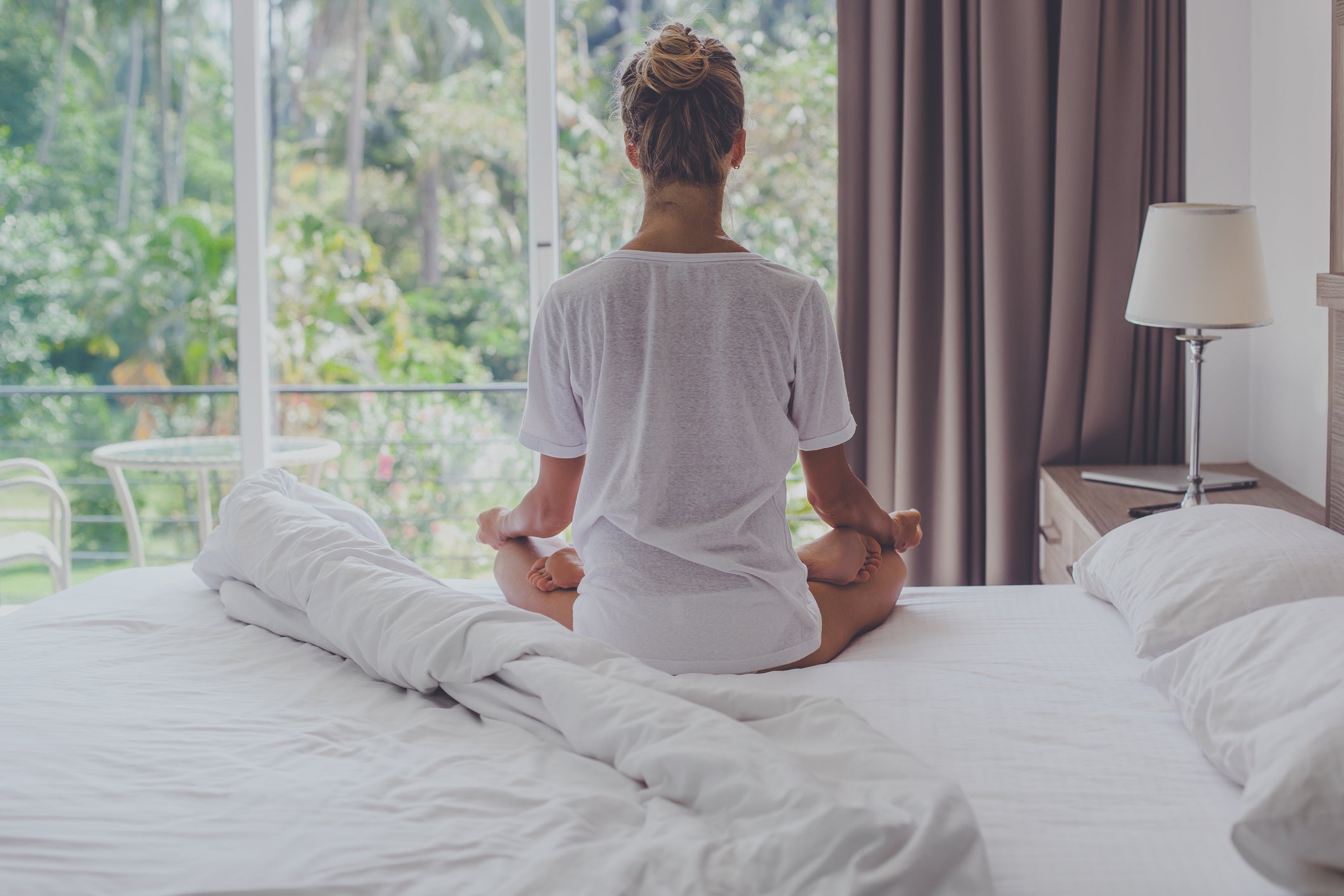 It may be best to try meditating first thing in the morning