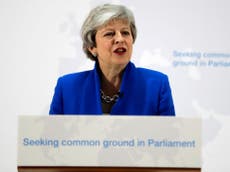 Theresa May promises parliamentary vote on second Brexit referendum