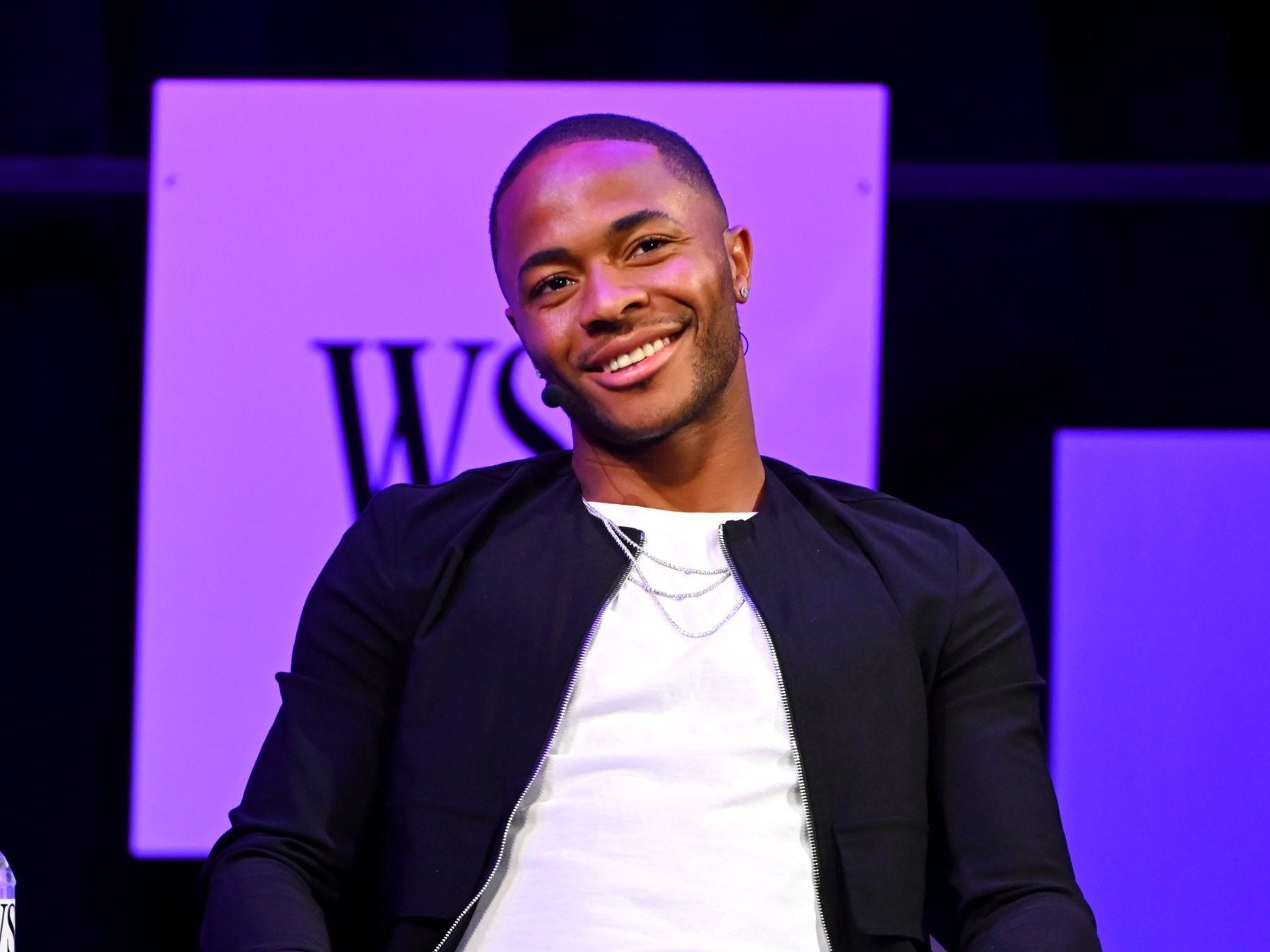 Raheem Sterling speaks at The Future of Everything Festival