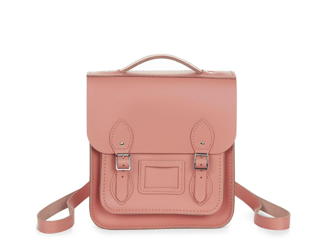 leather satchel backpack women's