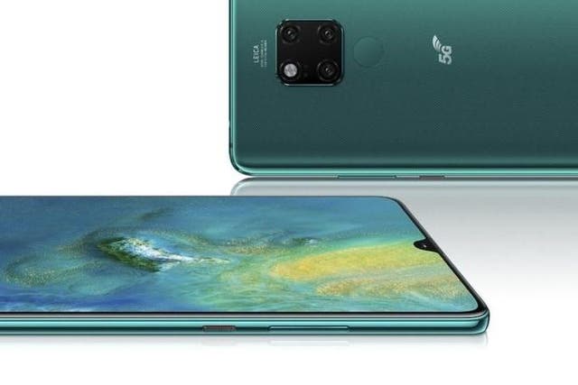 The 5G version of Huawei's flagship phone will not be available on EE's new 5G plans