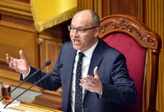 Ukraine's new president Zelensky suffers defeat in parliament as speak