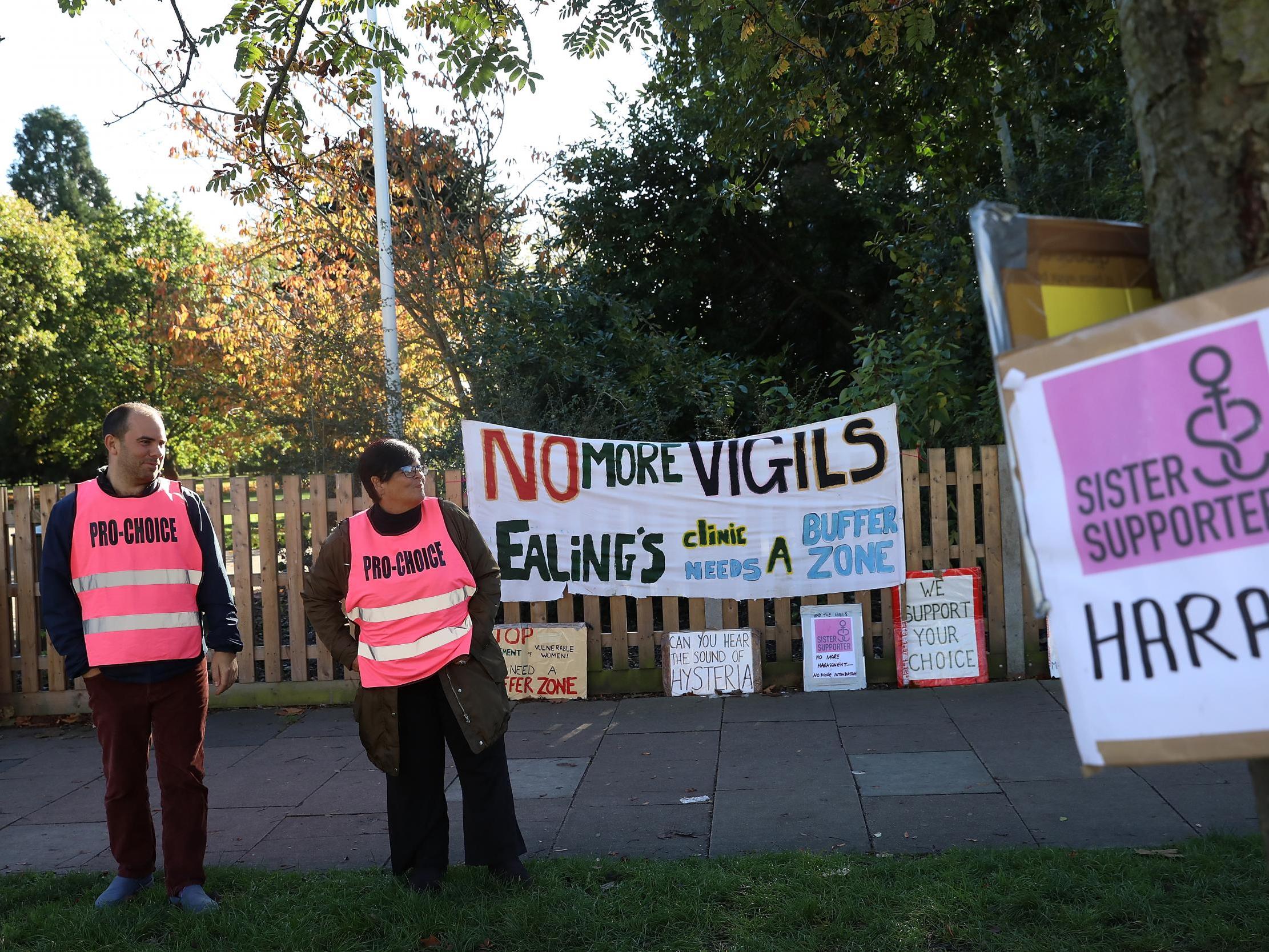 MPs in the Commons voted 297 to 110 in support of an amendment to the Public Order Bill which provides so-called buffer zones