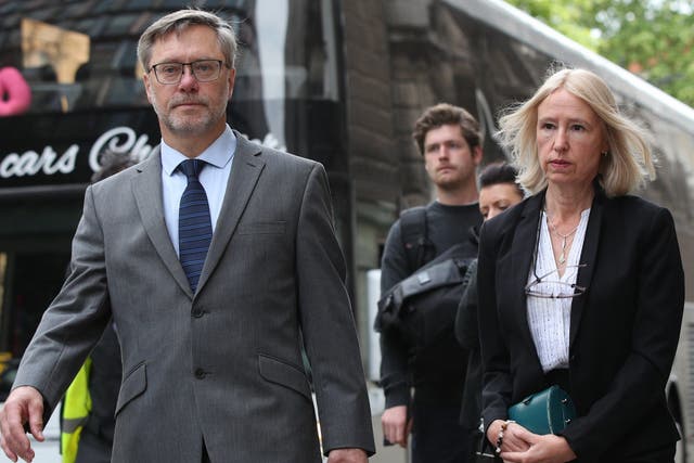 John Letts and Sally Lane, the parents of Jack Letts, dubbed Jihadi Jack, arrive at the Old Bailey, London on 22 May 2019