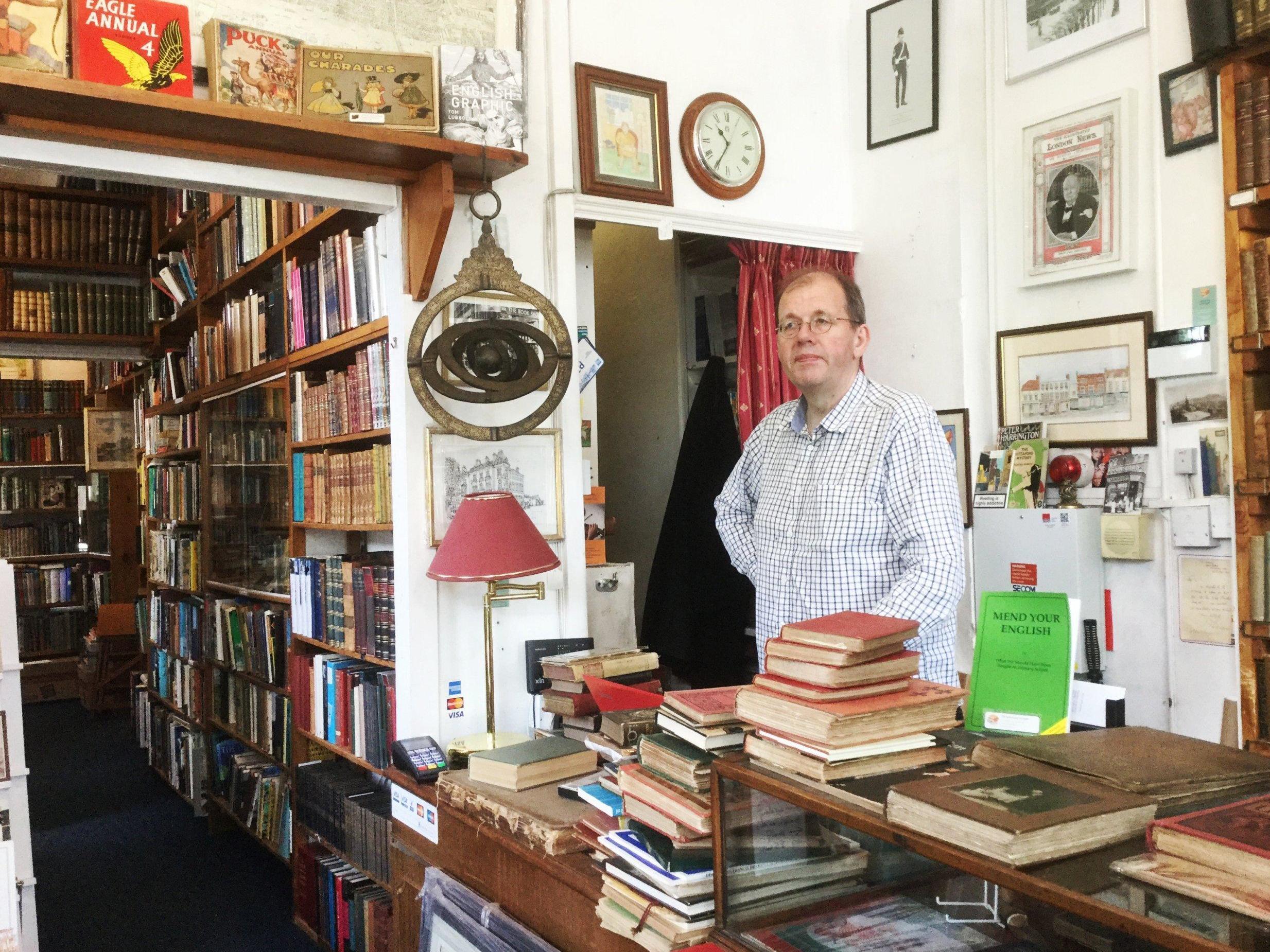 One year after buying Bookshop on the Heath in Blackheath, southeast London, Ian Irvine remains upbeat about the industry