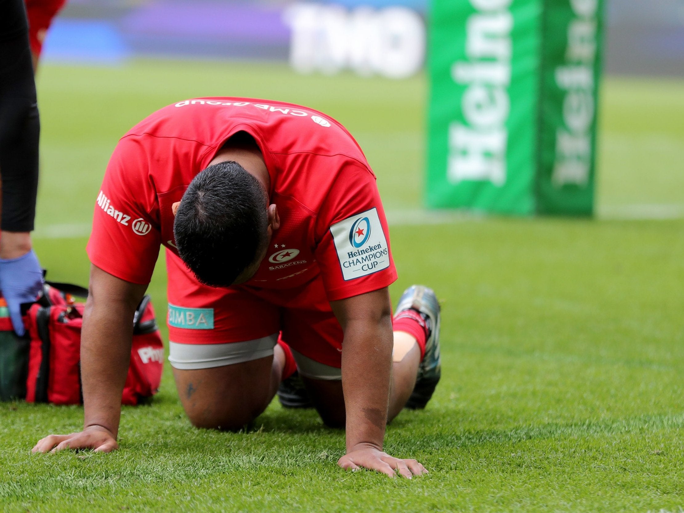 Mako Vunipola has been ruled out of the rest of the season with a torn hamstring