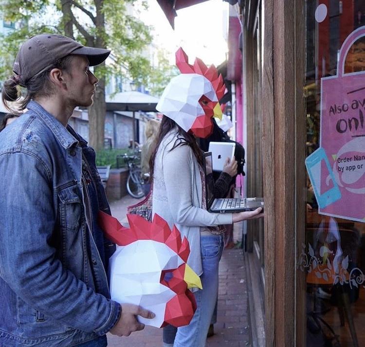 Occupy Nando's protestors staged a demonstration on Wednesday night (Occupy Nando's)