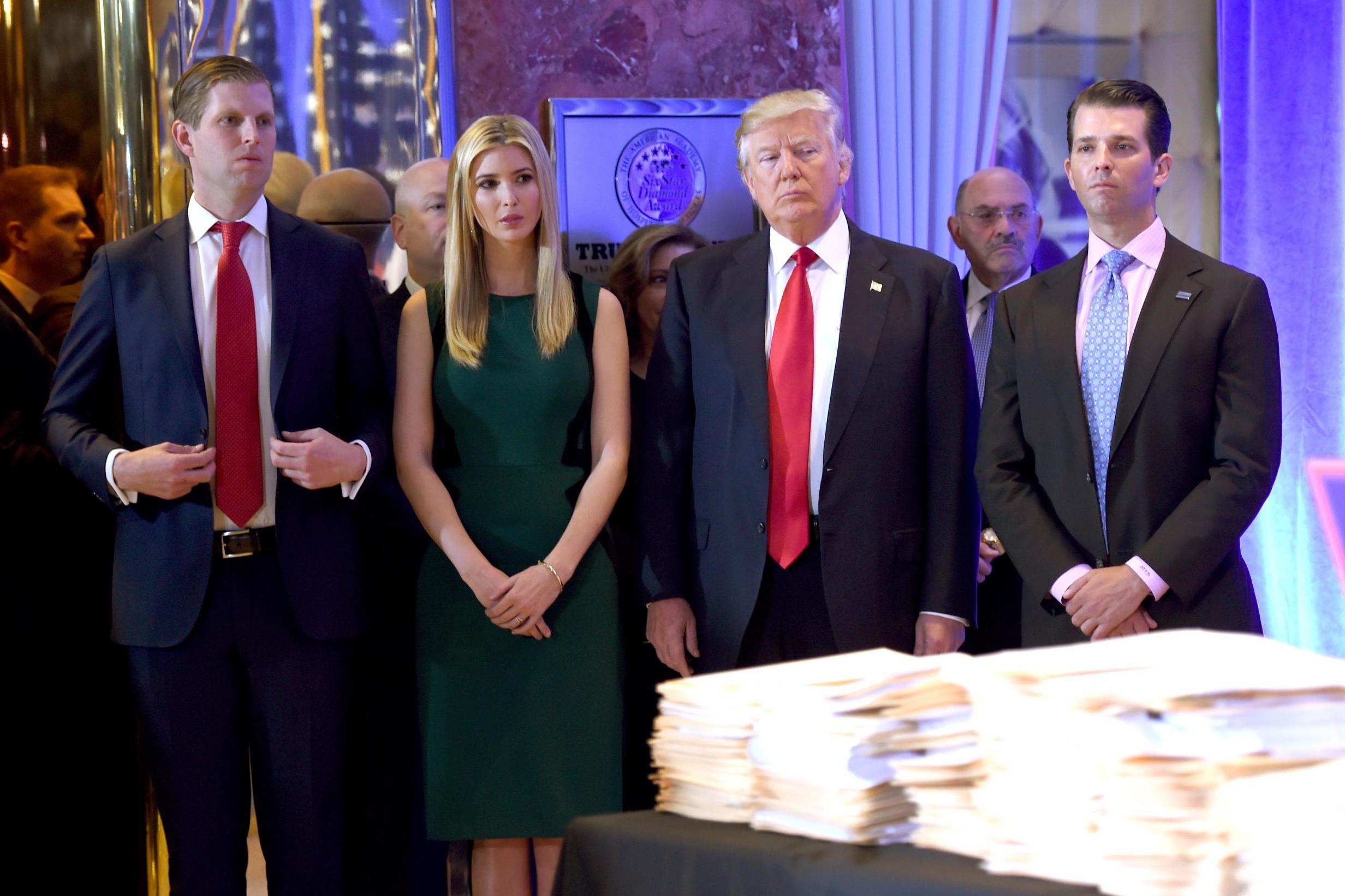 A royal affair: Donald Trump plans to bring all of his children on his upcoming trip to the UK