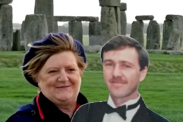 Michelle and Paul Bourke visit Stonehenge in Wiltshire