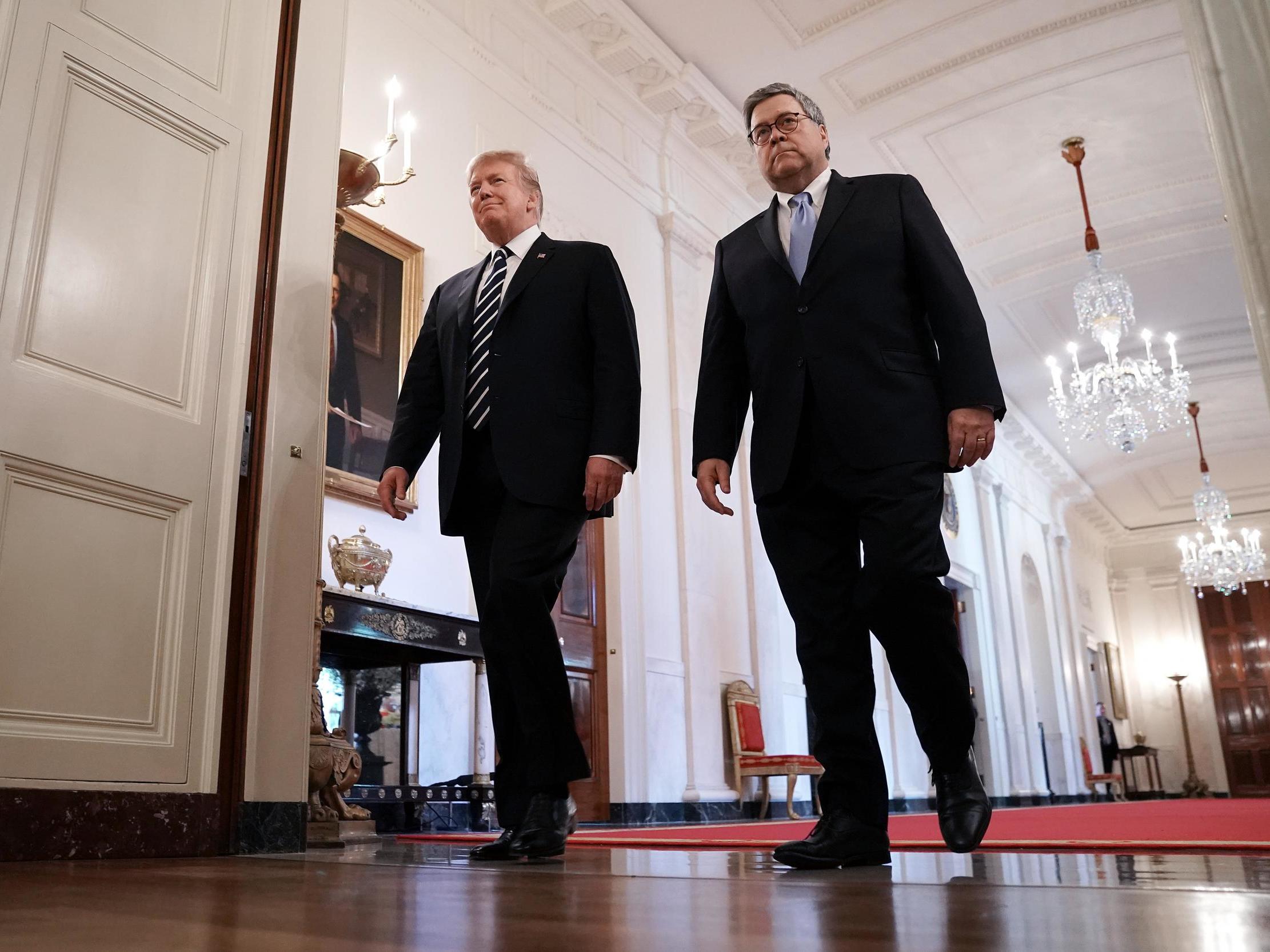 Donald Trump has given William Barr authority to declassify information related to investigations into presidential campaign