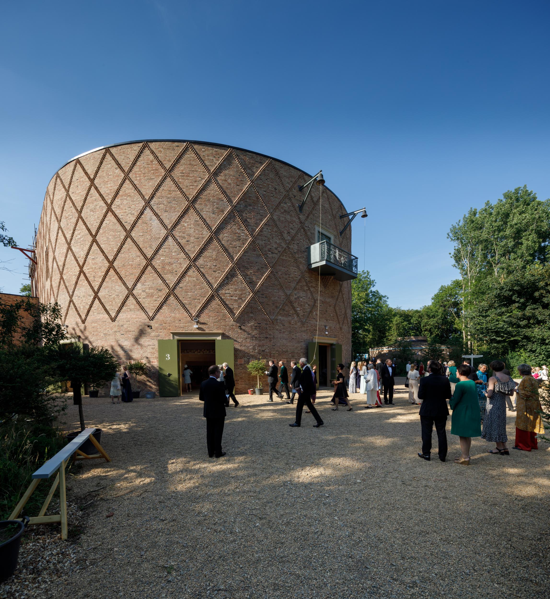 The exterior of Grange Park Opera House, Surrey