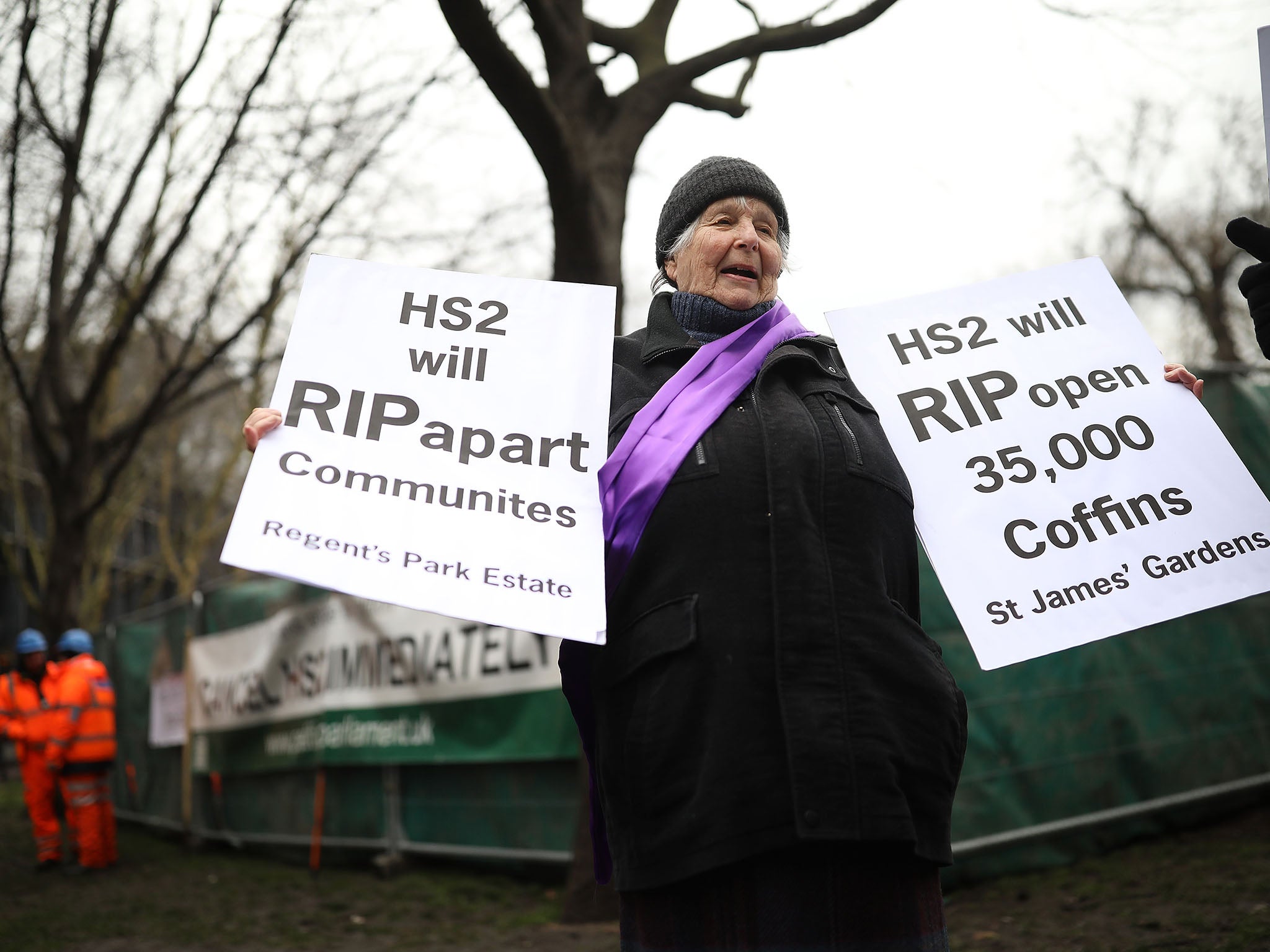 Protests against HS2?have been fierce every since the project was open to a public consultation in 2010?(Getty)