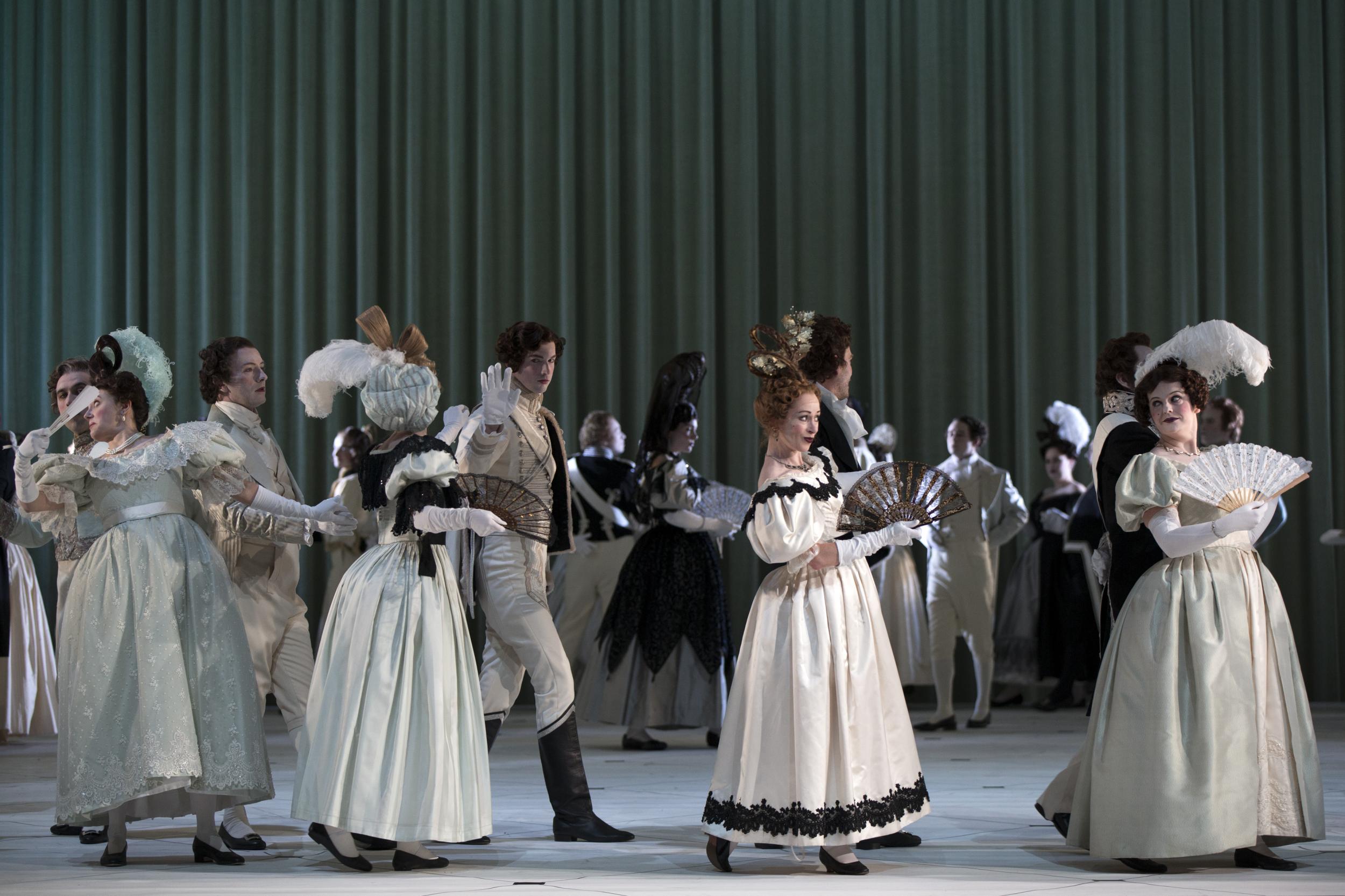 Opera singers perform in one of the last dress rehearsals in Glyndebourne