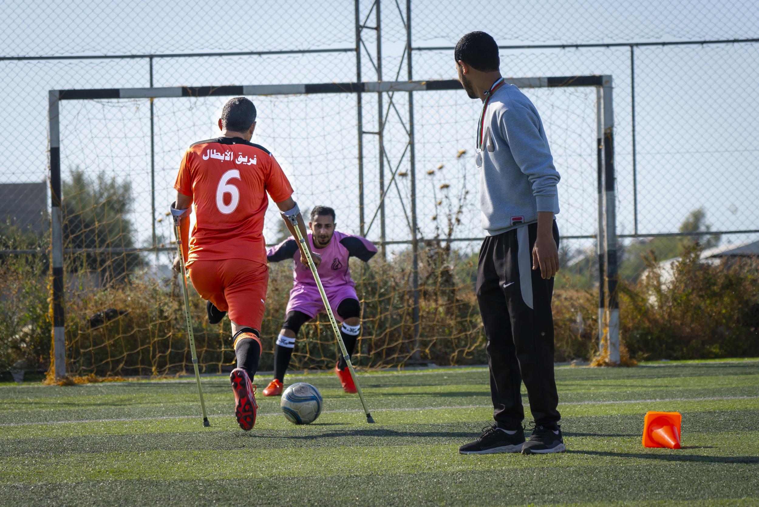 Gaza’s amputee football teams lack funding and sponsorship, which the organisers hope will change soon