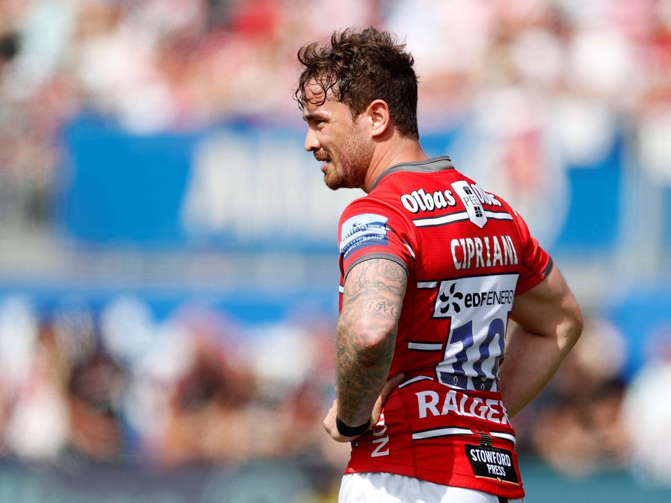 Premiership player of the year Danny Cipriani could not stem Saracens’ tide