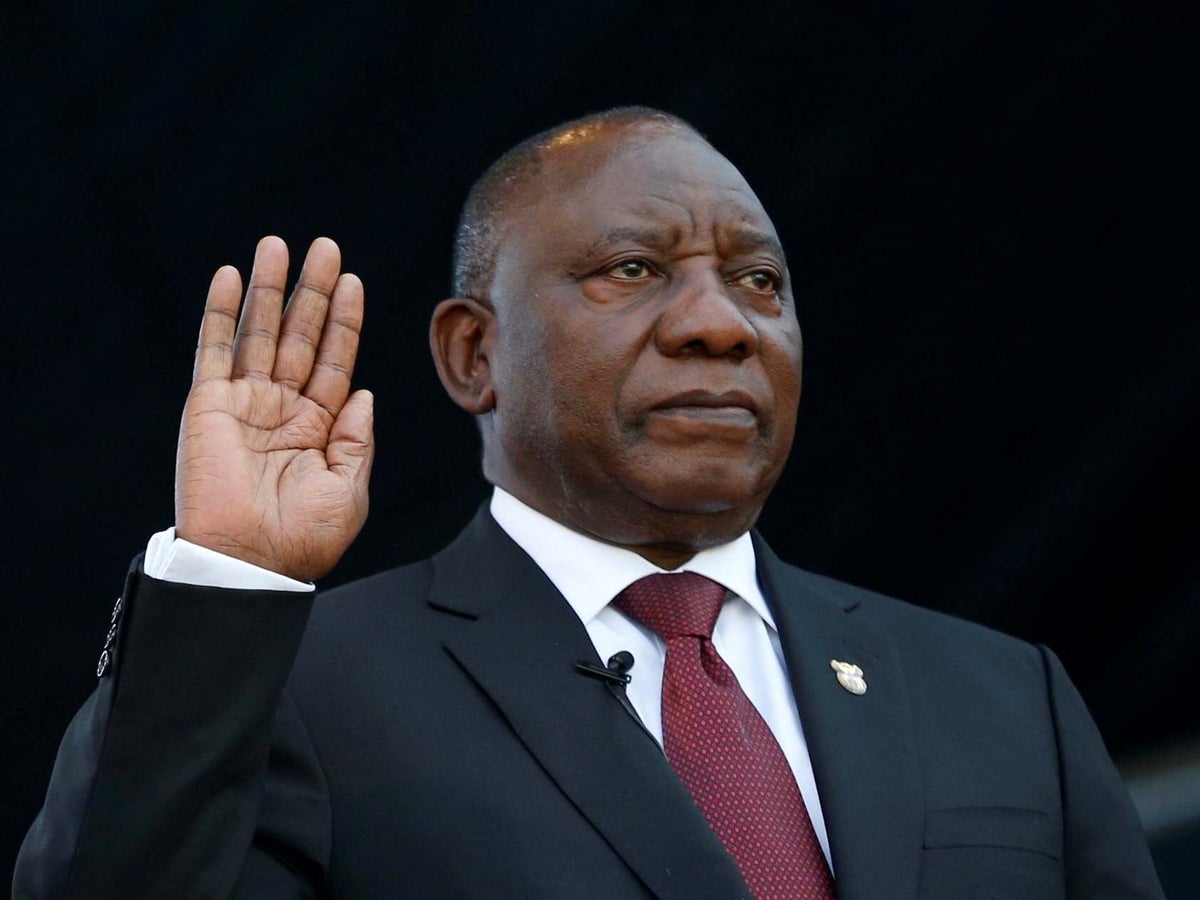 Cyril Ramaphosa Promises A South Africa Free From Corruption As He Is Sworn In As President The Independent The Independent
