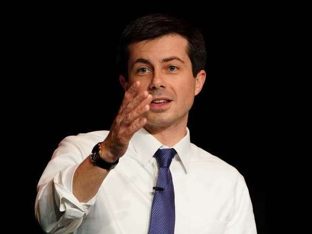 Pete Buttigieg is out in front in the Democratic race