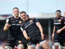 Exeter secure Premiership final spot with victory against Northampton