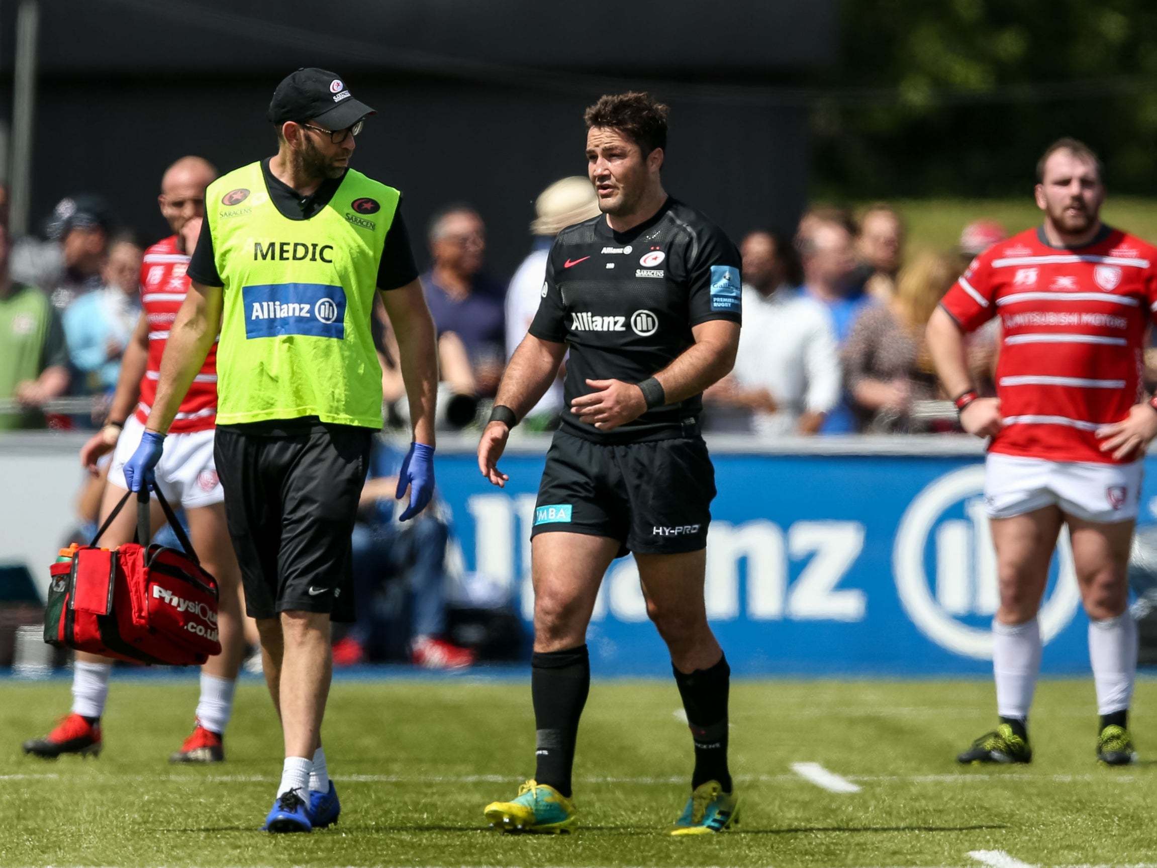 Brad Barritt is likely to miss the Premiership final with a hamstring injury