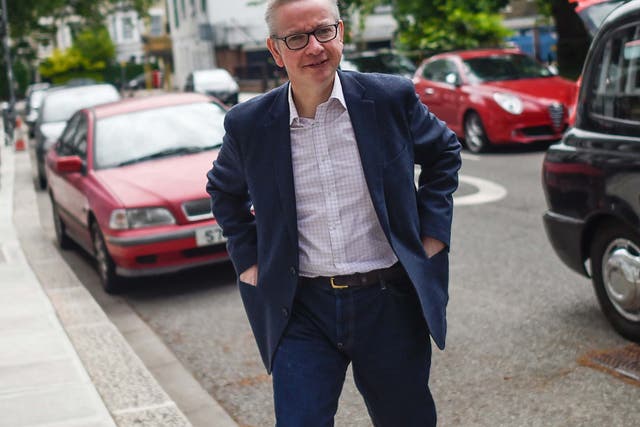Environment secretary Michael Gove announces he is to stand for leadership of the Conservative party
