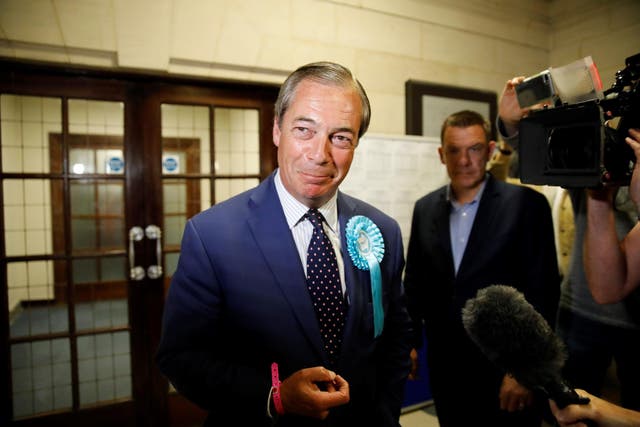 Nigel Farage’s Brexit Party was the runaway winner, with 28 seats