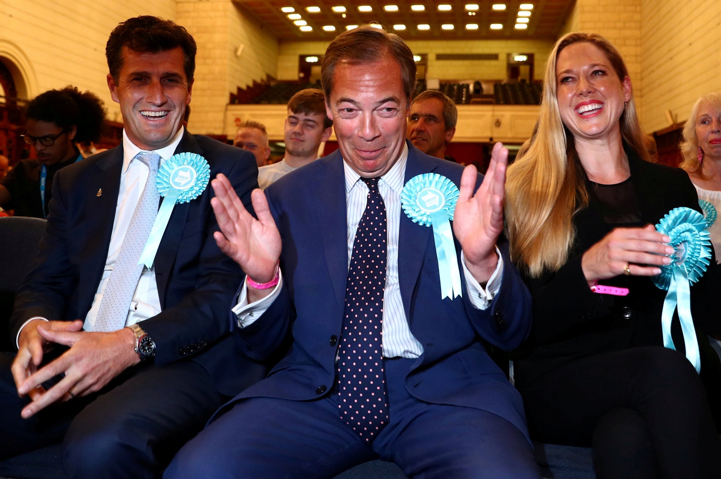 Nigel Farage has been cultivating a more moderate image for the Brexit Party