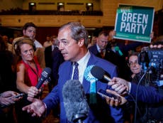 Brexit Party tops European poll as Greens push Tories into fifth