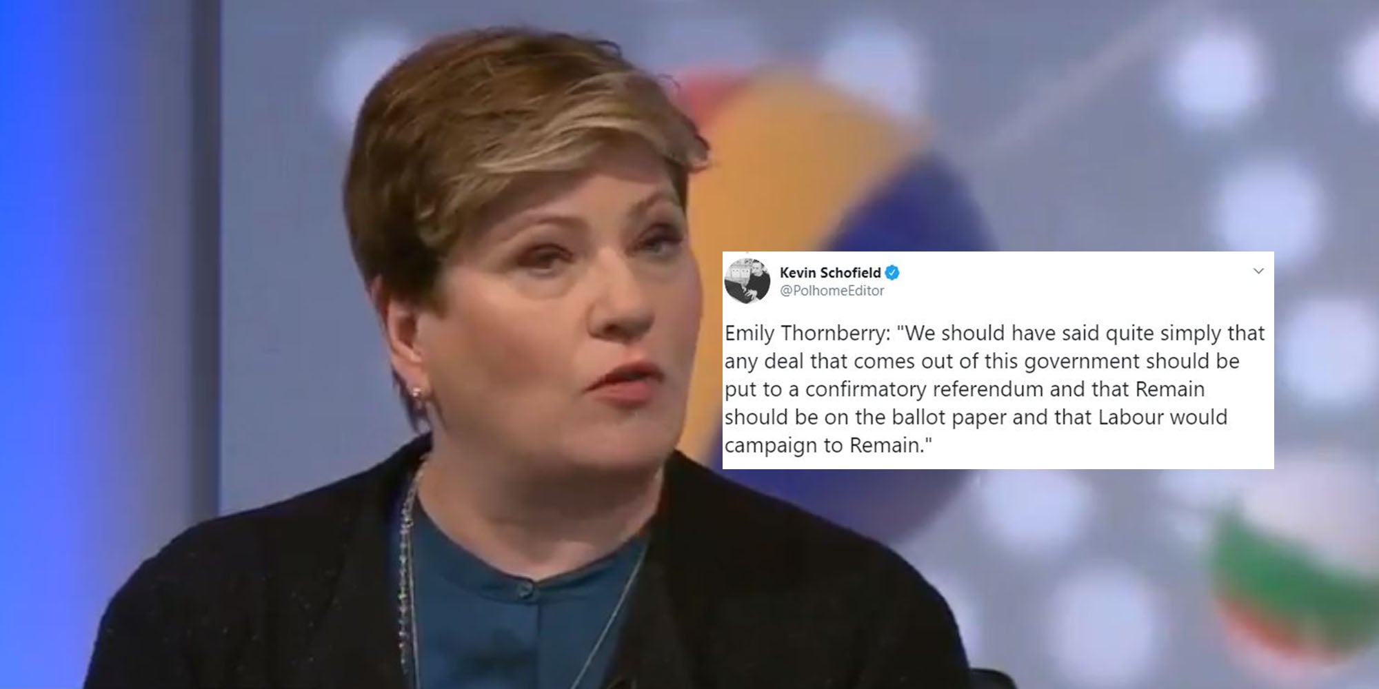 European Elections: Emily Thornberry Explains Exactly Why Labour Did So ...