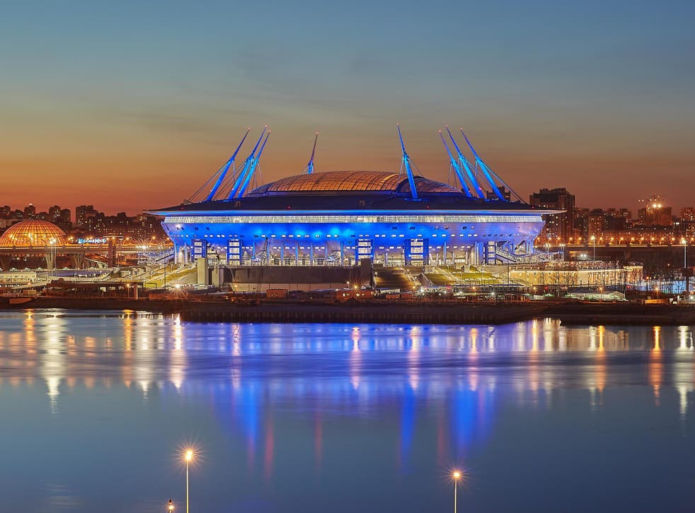 St Petersburg’s Krestovsky Stadium will host four games during the tournament