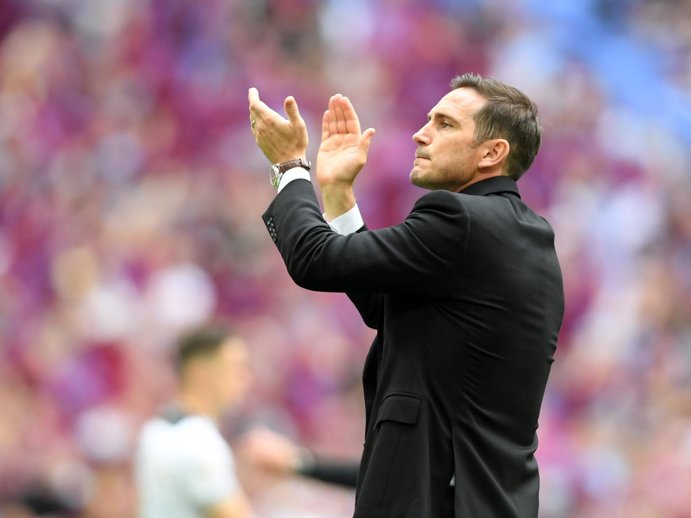 Frank Lampard's first year in management ended in defeat at Wembley