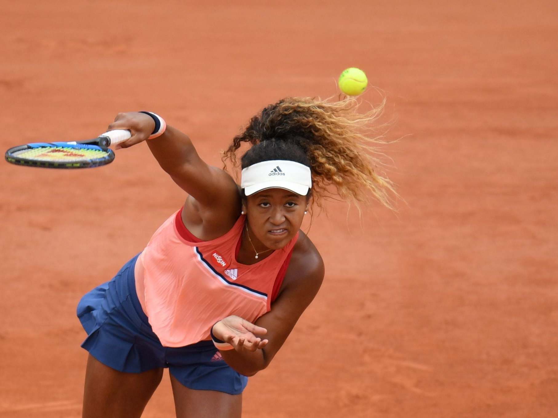 Naomi Osaka is in French Open action on day three