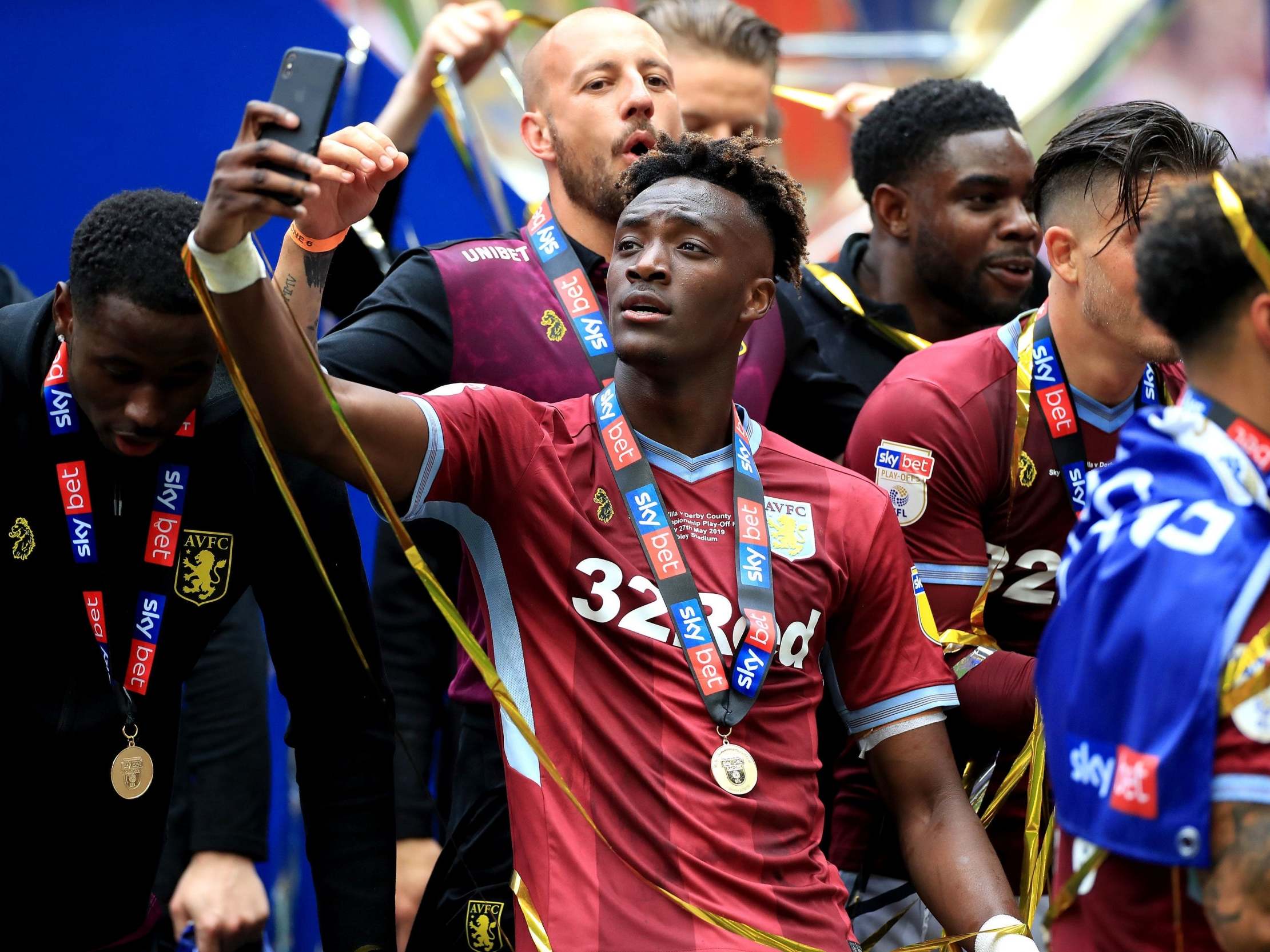 Tammy Abraham is keeping his options open after helping Aston Villa to Premier League promotion