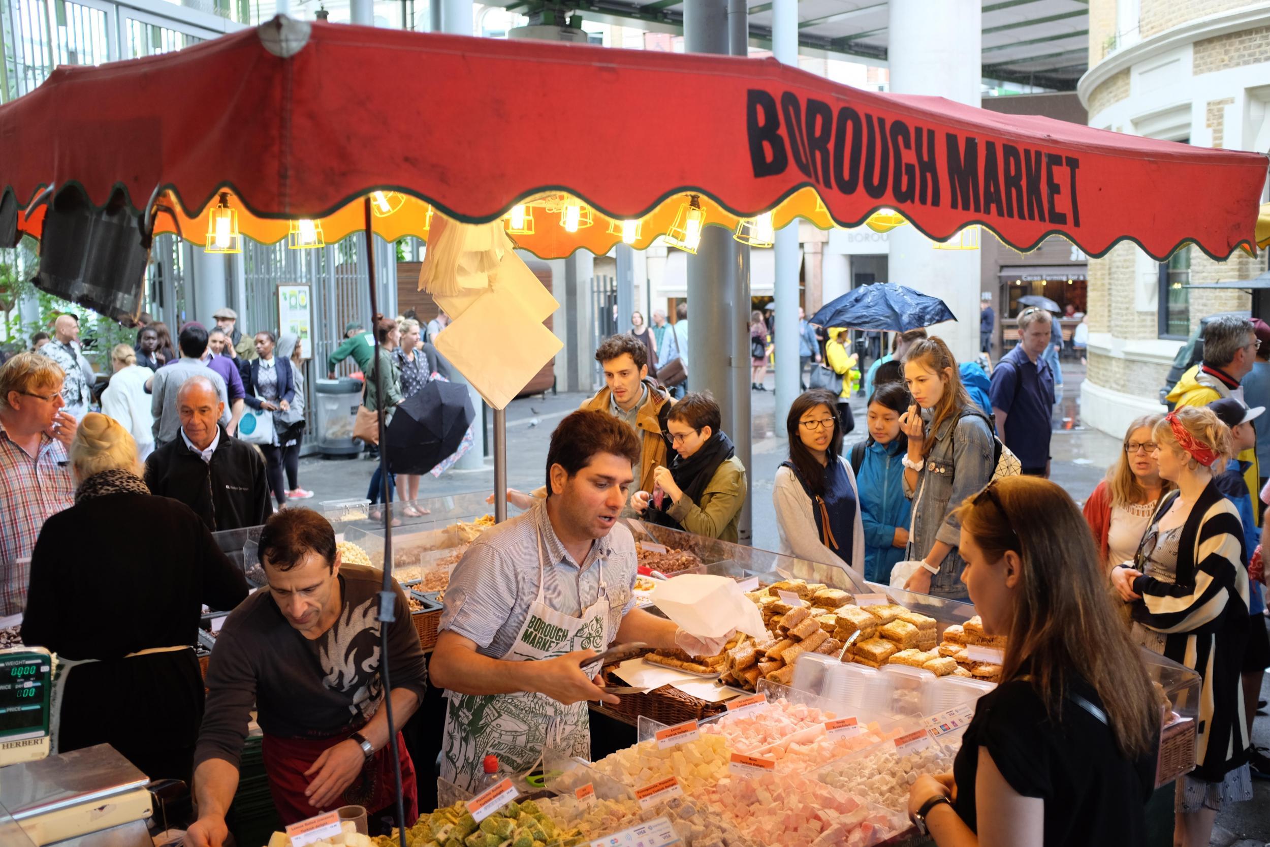 Take a scenic stroll from the South Bank to Borough Market