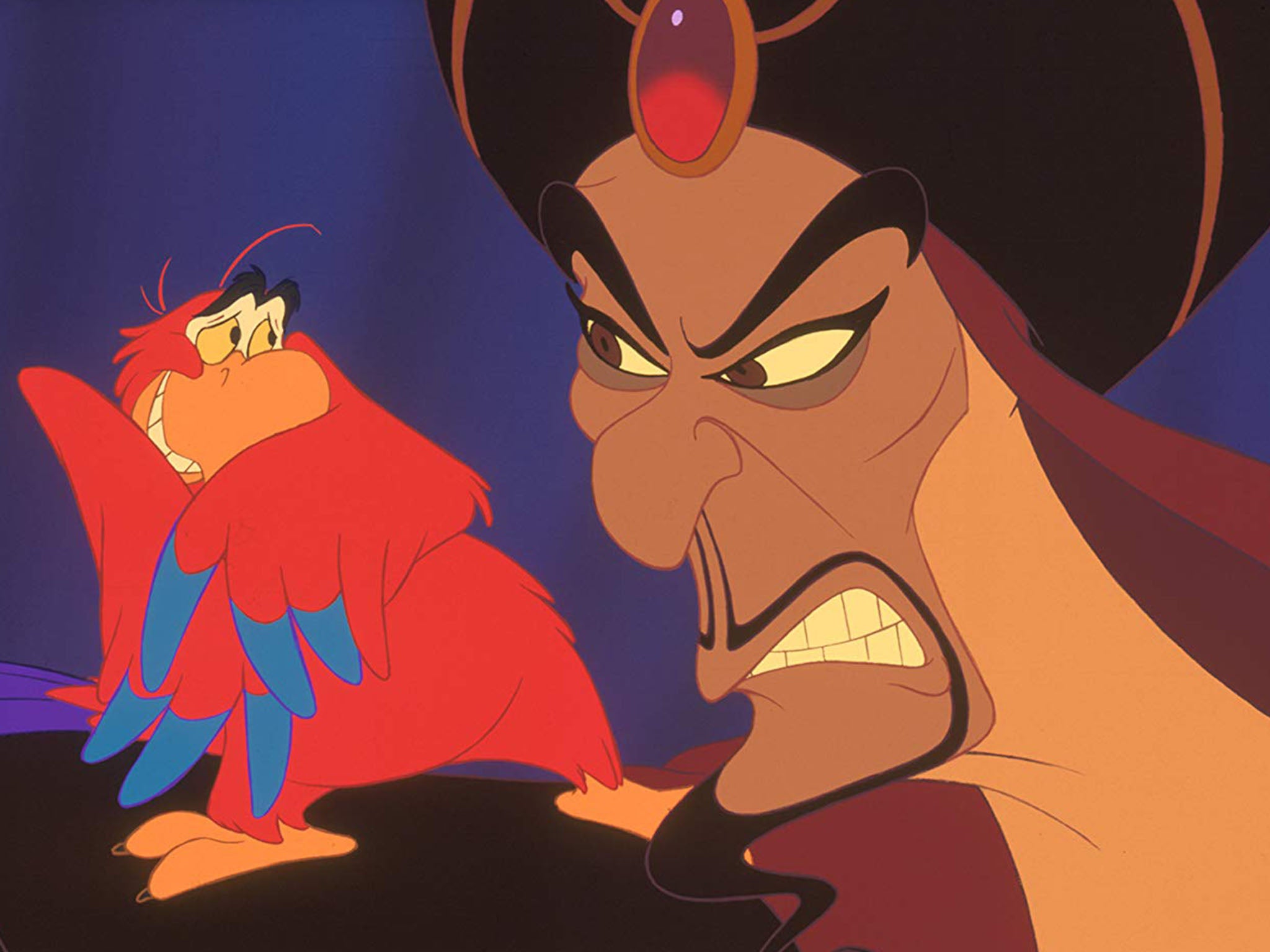 Jafar’s features, voice and character in the animated film perpetuated a racist stereotype
