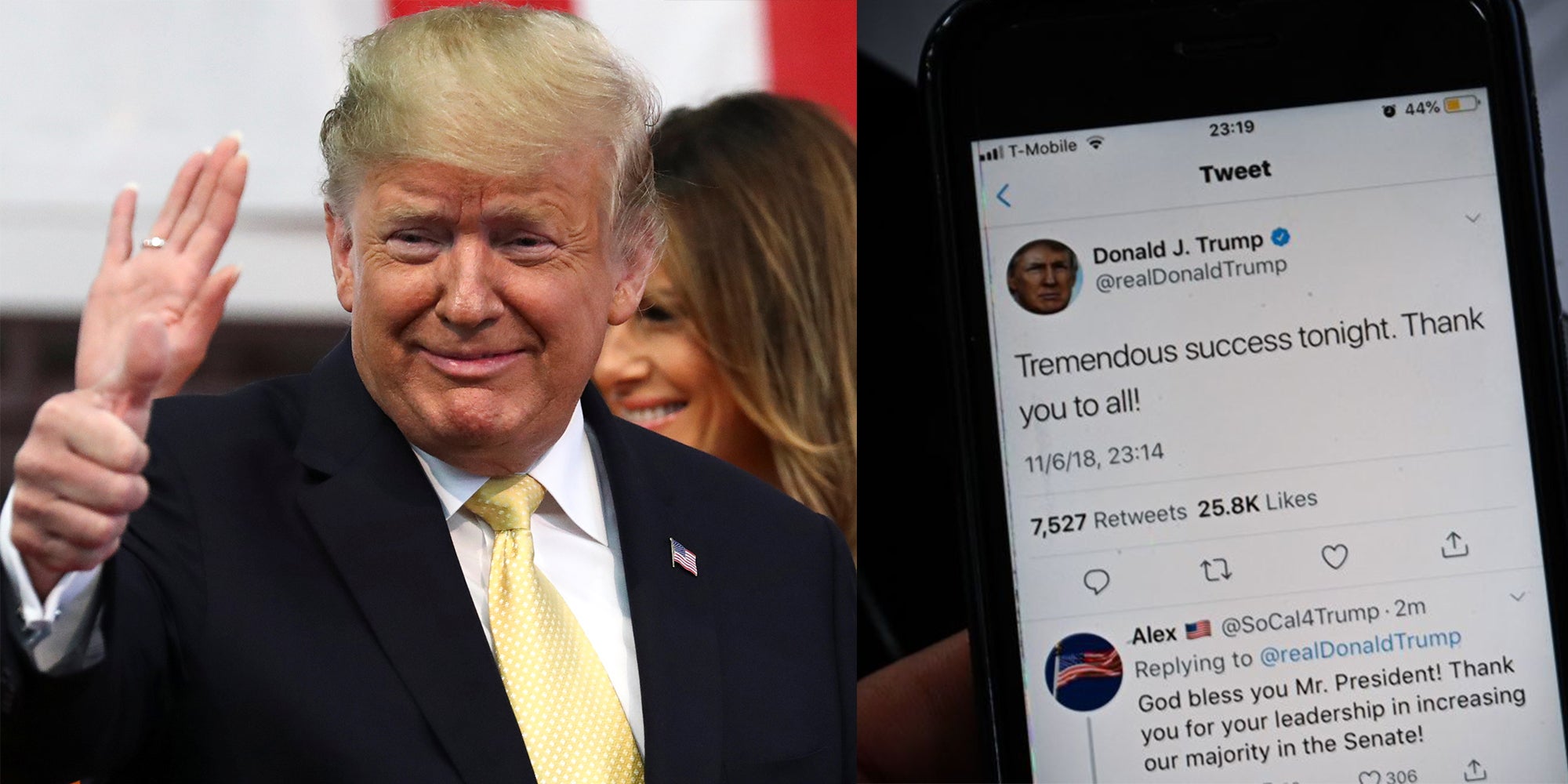 Trump's tweets no longer make the same impact as before | indy100 | indy100