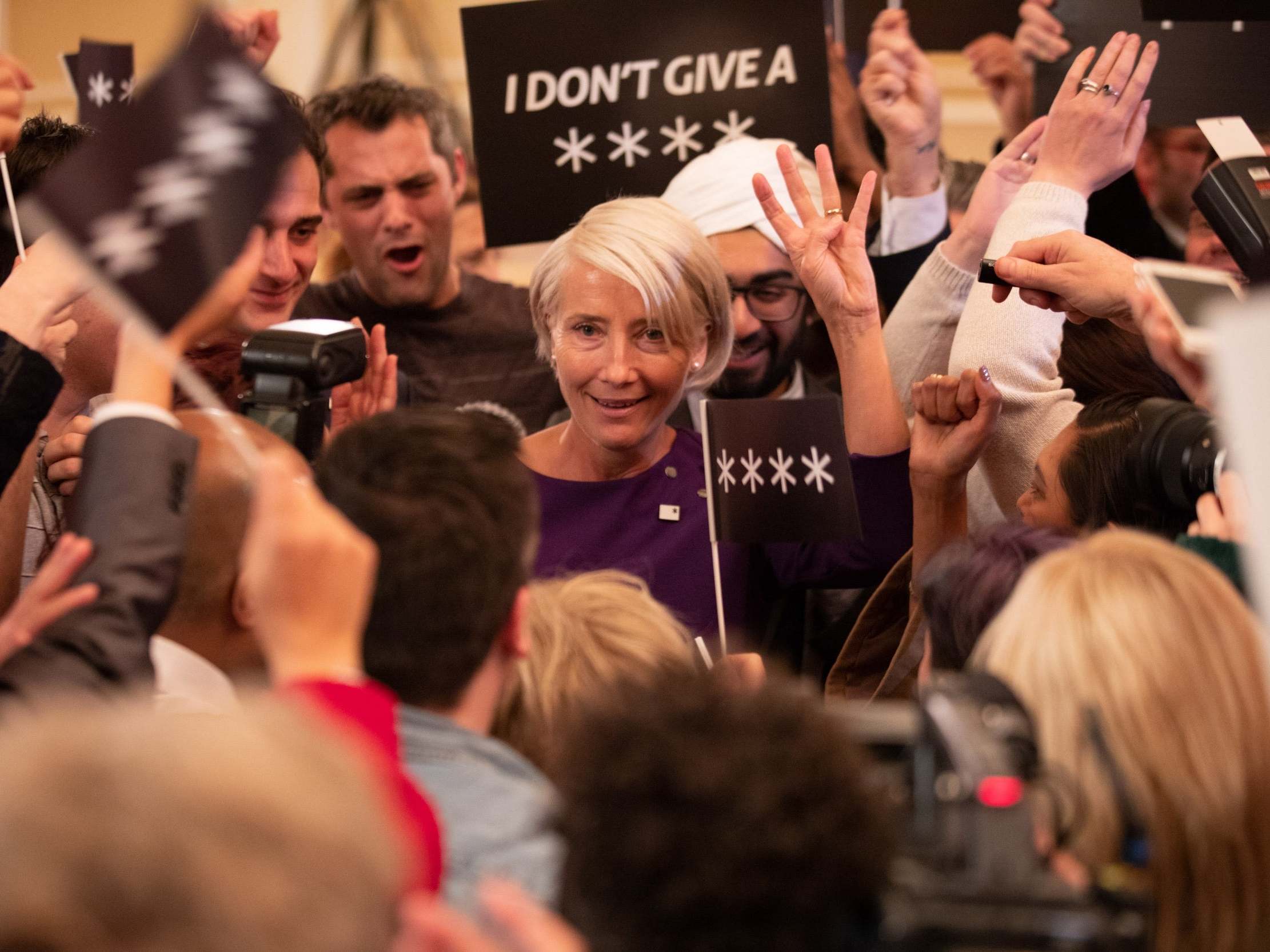 Emma Thompson as Viv Rook: rarely has such paper-thin cynicism been projected so insidiously