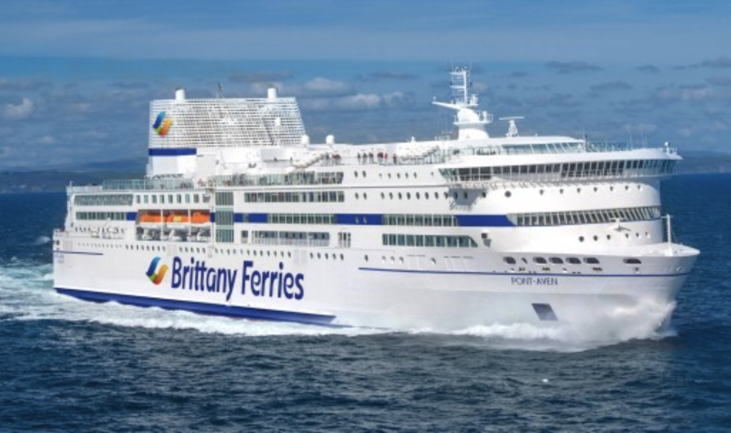 Sailing by: Brittany Ferries' flagship, Pont-Aven, is out of action for weeks