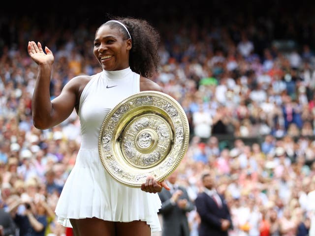 Serena Williams wins the Ladies Singles Final at Wimbledon 2016