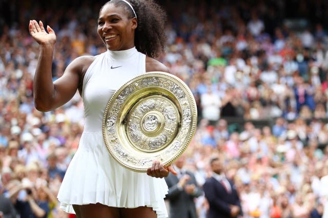 Serena Williams wins the Ladies Singles Final at Wimbledon 2016