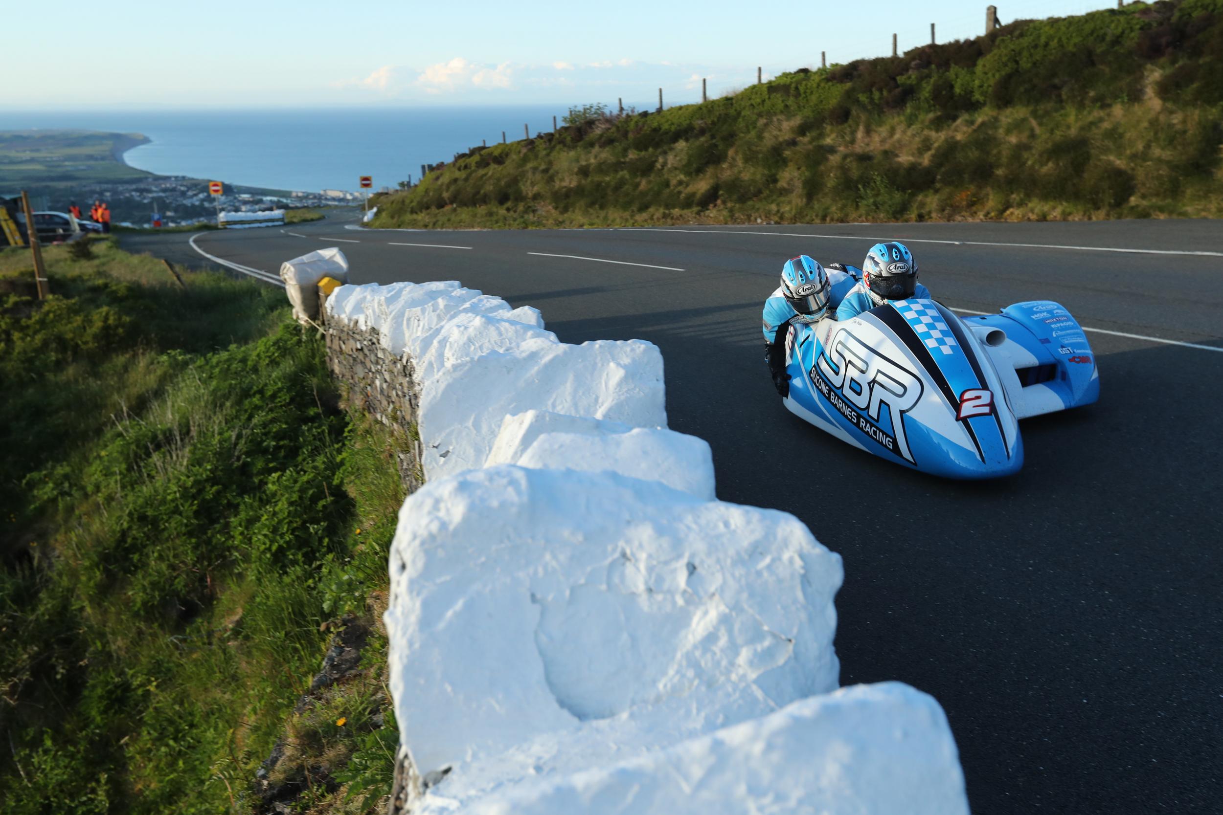 John Holden and Lee Cain topped Sidecar qualifying on Tuesday