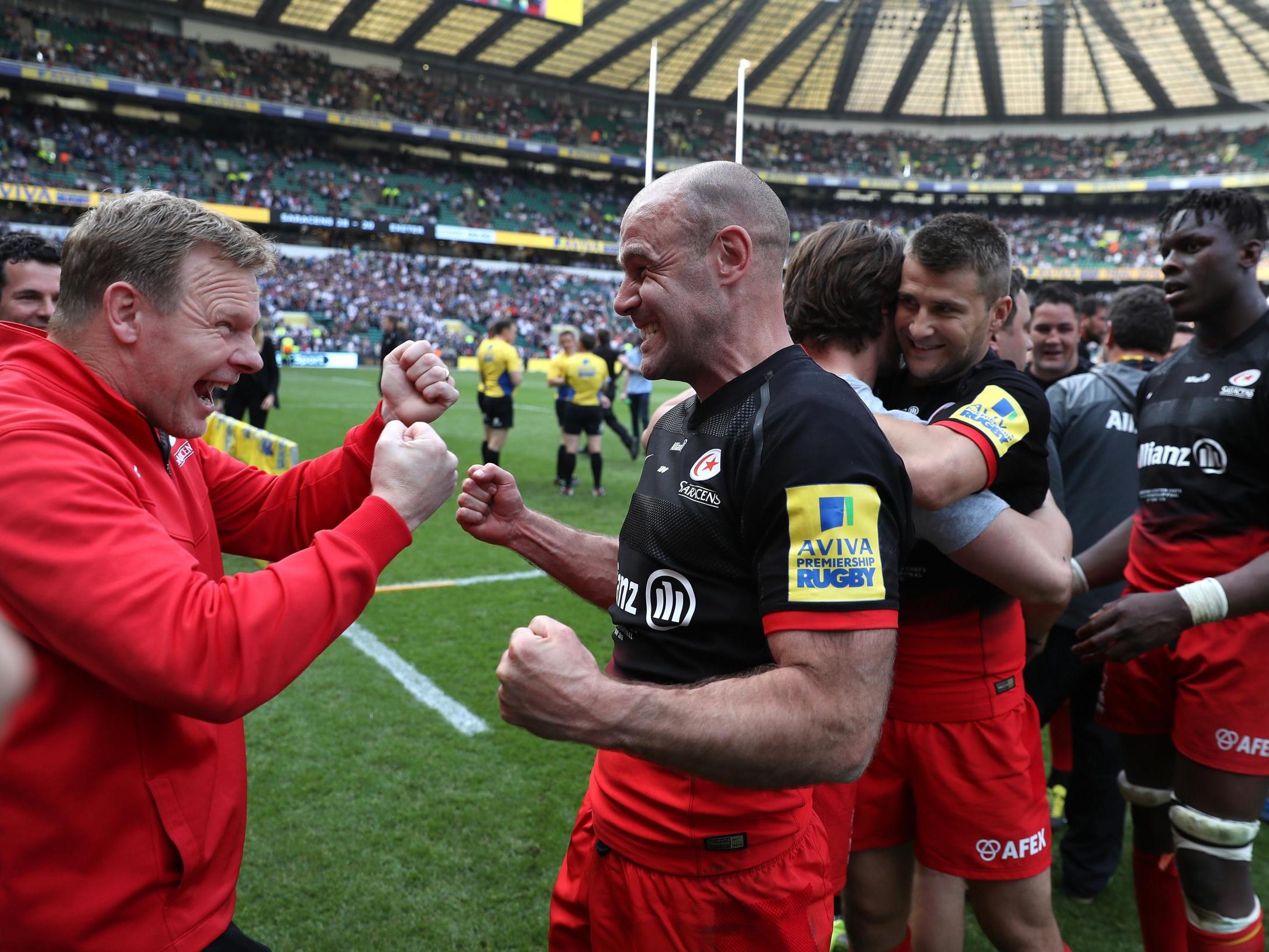 Exeter were beaten by Saracens in the 2016 final